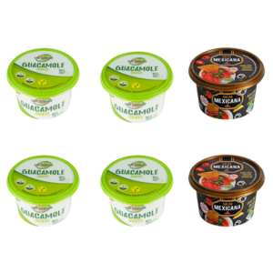 guacamole suave y salsa mexicana