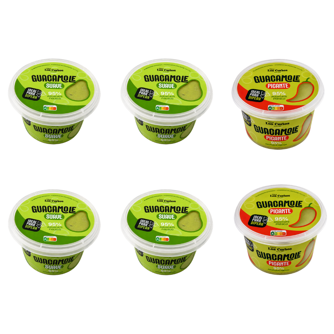 Surtido Guacamole Suave y Picante Pack 6 unidades